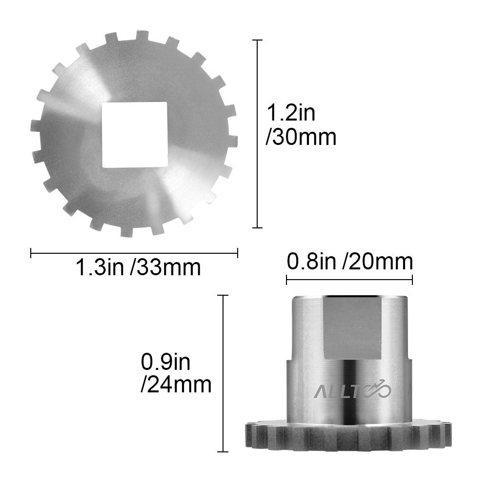 ALLTOO Bike Bicycle Repair Tools For Cannondale Lefty Ocho Deaicated Front Fork Tool Detachable Disassembly Damping Metal Ring