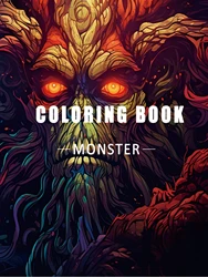 1pc Monster Art Coloring Book Original Upgraded Paper Thickened 15pages double printing Coloring Books Gift For Holiday Birthday