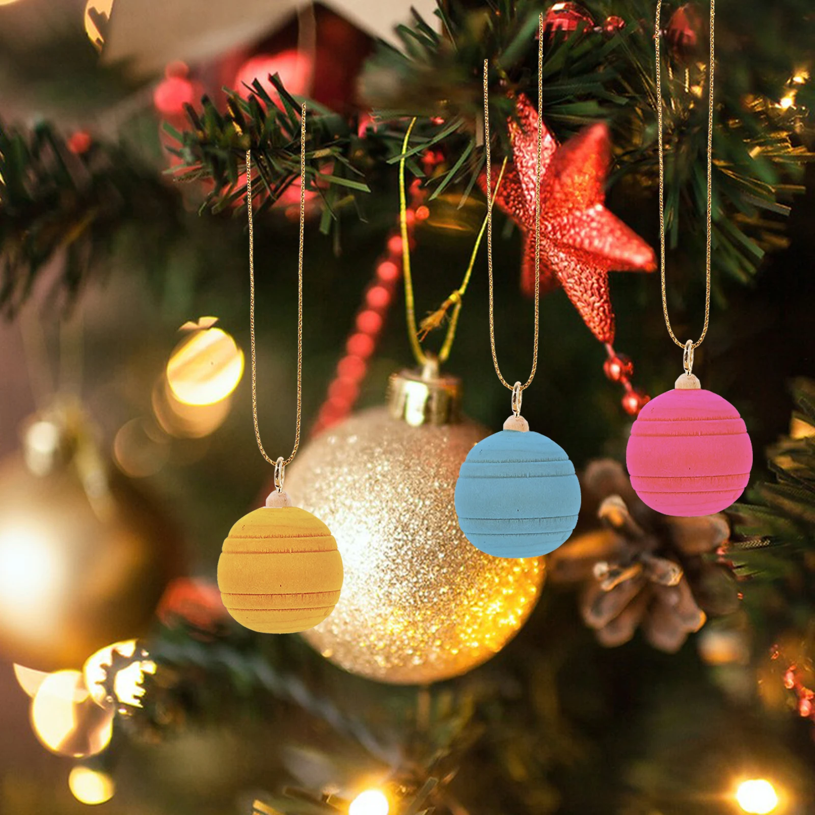 

10pcs 3cm Blank Wooden Christmas Balls for DIY Crafting Safe Home Decor Unfinished Ornaments Holiday Party Accessories