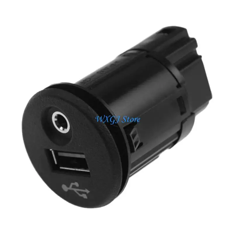 

37JE Automobile 3.5mm Flush Mount with USB Plug 28023-BH00C For Frontier 2011-2019