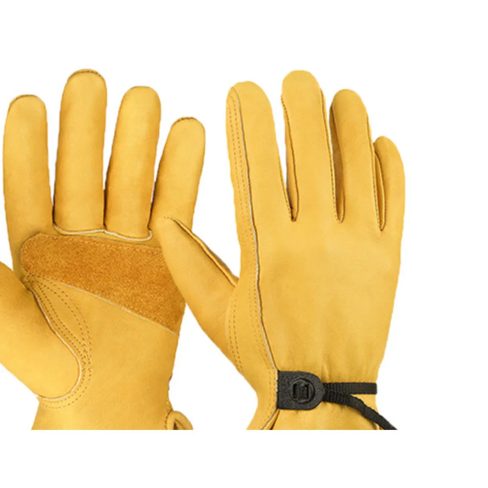 Aozhe arbeidsbescherming gemaakt van toplaag leer runderhuid, die comfortabel, zacht en slijtvast is. Het zijn handschoenen_voghion.com