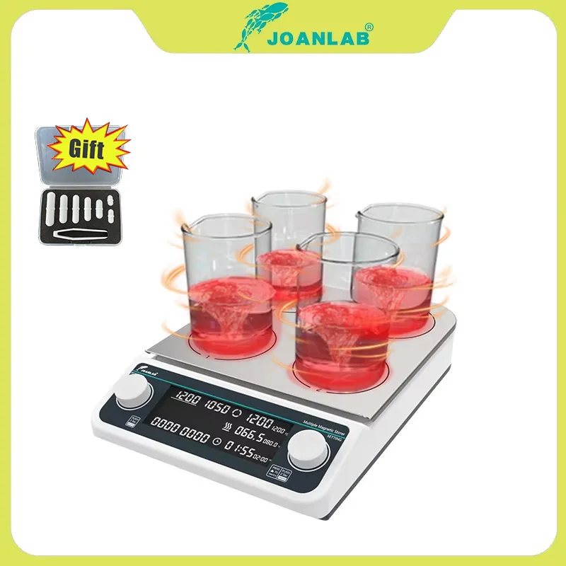 

Digital Display Laboratory Stirrer Magnetic Mixer Heating Hot Plate Four-station Six-Position