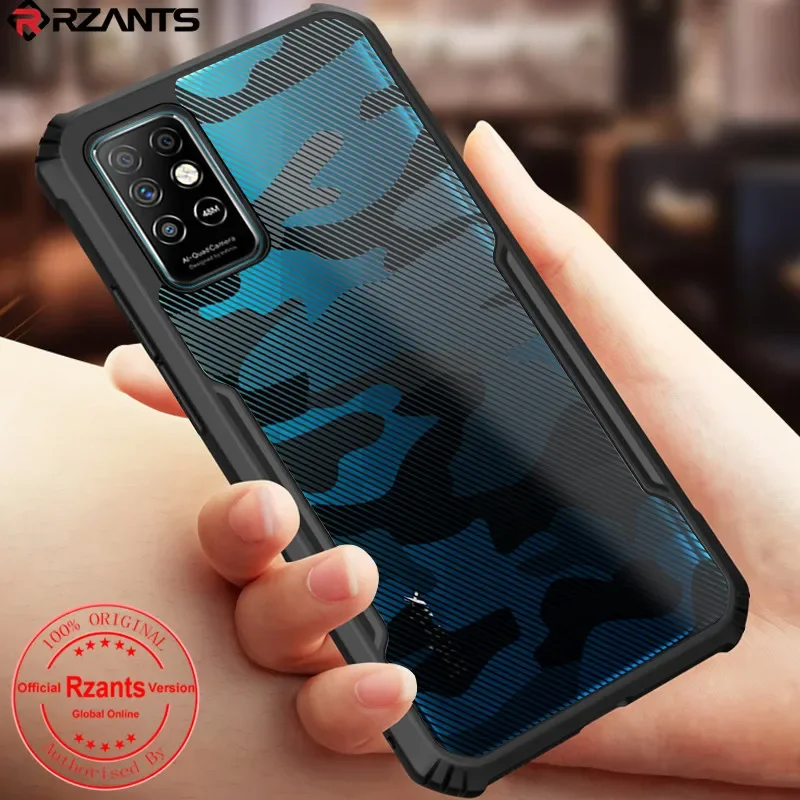For Infinix Note8i Case PC+TPU Camouflage Shockproof Armor Airbag Back Cover Shell For Infinix Note 8i чехол Rzants