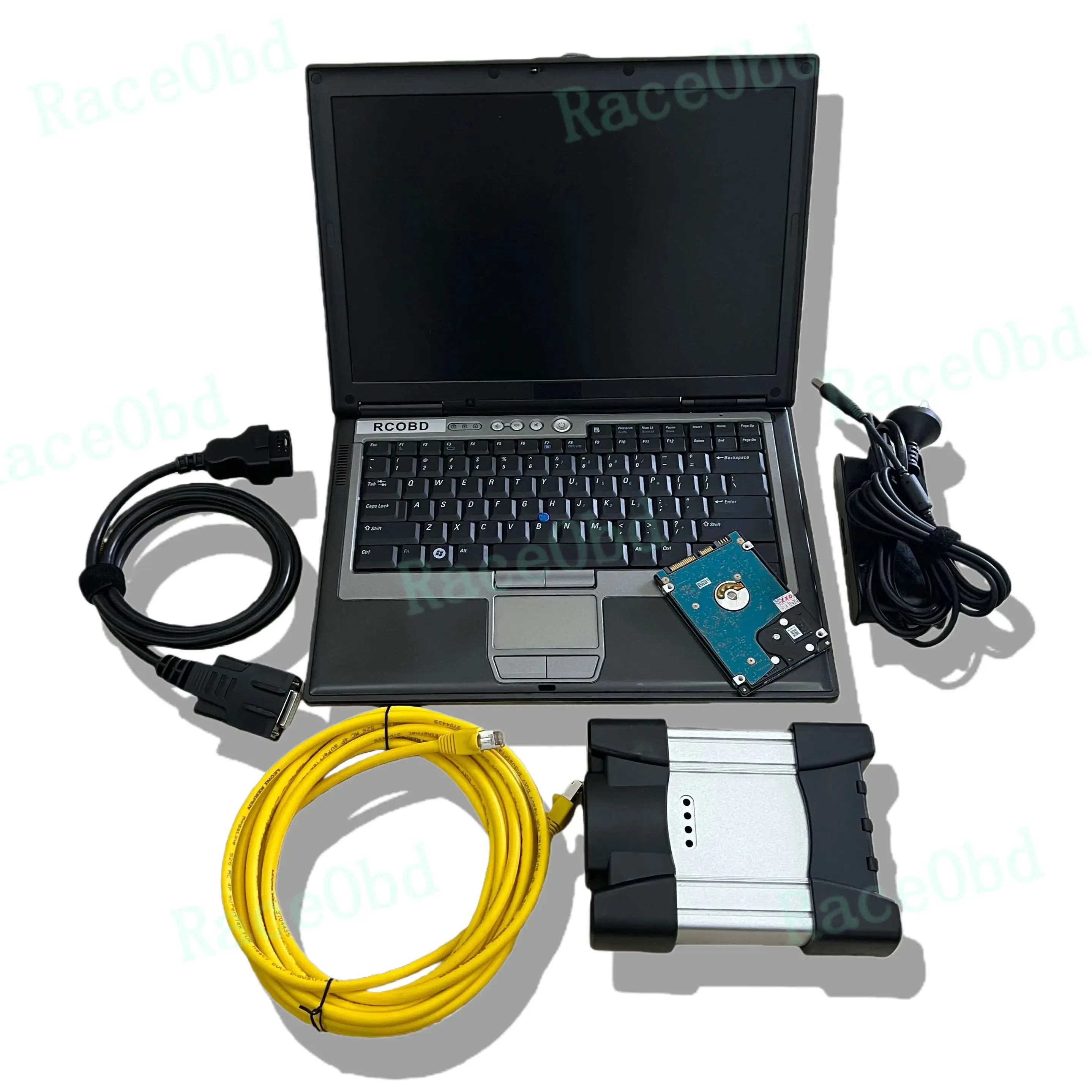 For BMW Tool ICOM NEXT for BMW 2 Cables OBD2 Lan Cable Auto Diagnostic Tool D630 4G 2023.01V Latest Software D 4.39 750GB HDD