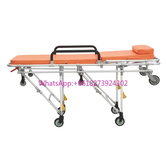 

Hospital Patient Transfer Stretcher Medical Emergency Stretcher Bed Manual Online Technical Support Orange or Customized Class I