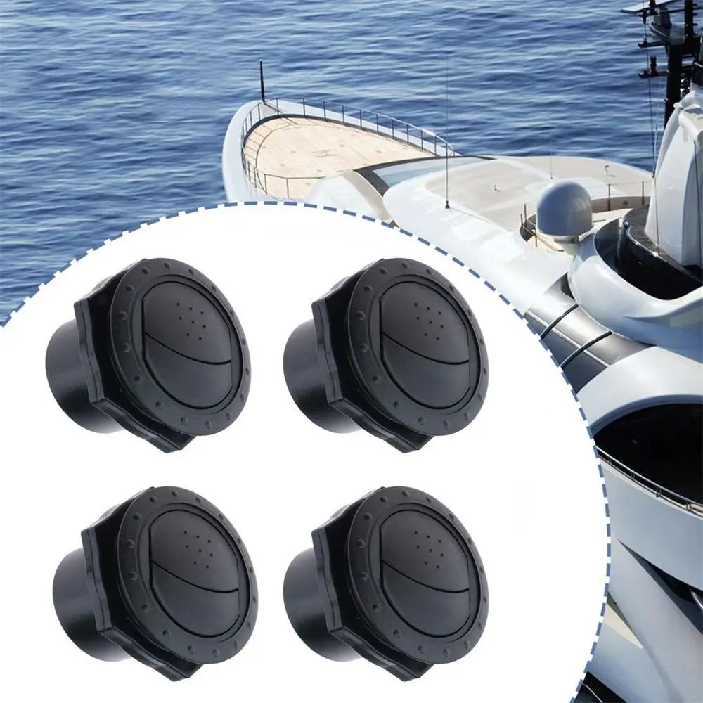 

4 шт., 4 шт., универсальная крышка вентиляционного отверстия для лодки, круглая крышка для каравана, кондиционера, воздуховыпускное отверстие с жалюзи, морские детали для автомобиля, автофургона