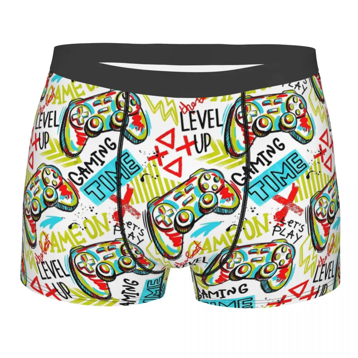 

Man Video Game Gaming Controller Underwear Novelty Boxer Briefs Shorts Panties Male Soft Underpants Plus Size