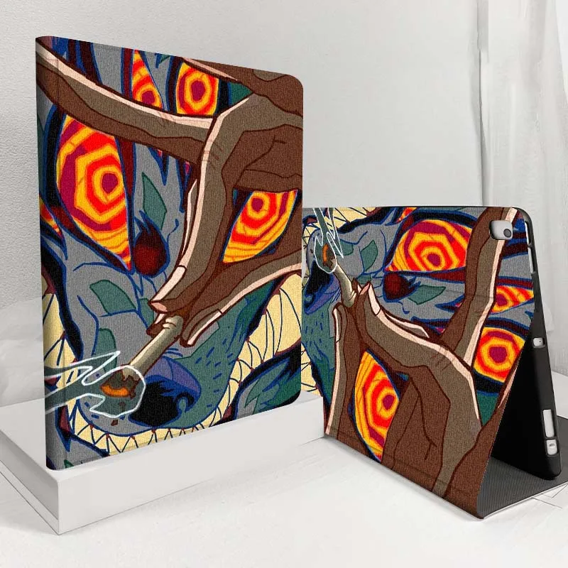 

Anime Chainsaw Man Art Cute For iPad Pro Air Mini 1 2 3 4 5 6 7 8th 9th 10th 11th 10.2 9.7 10.5 10.9 11 12.9 13 Inch Tablet Case