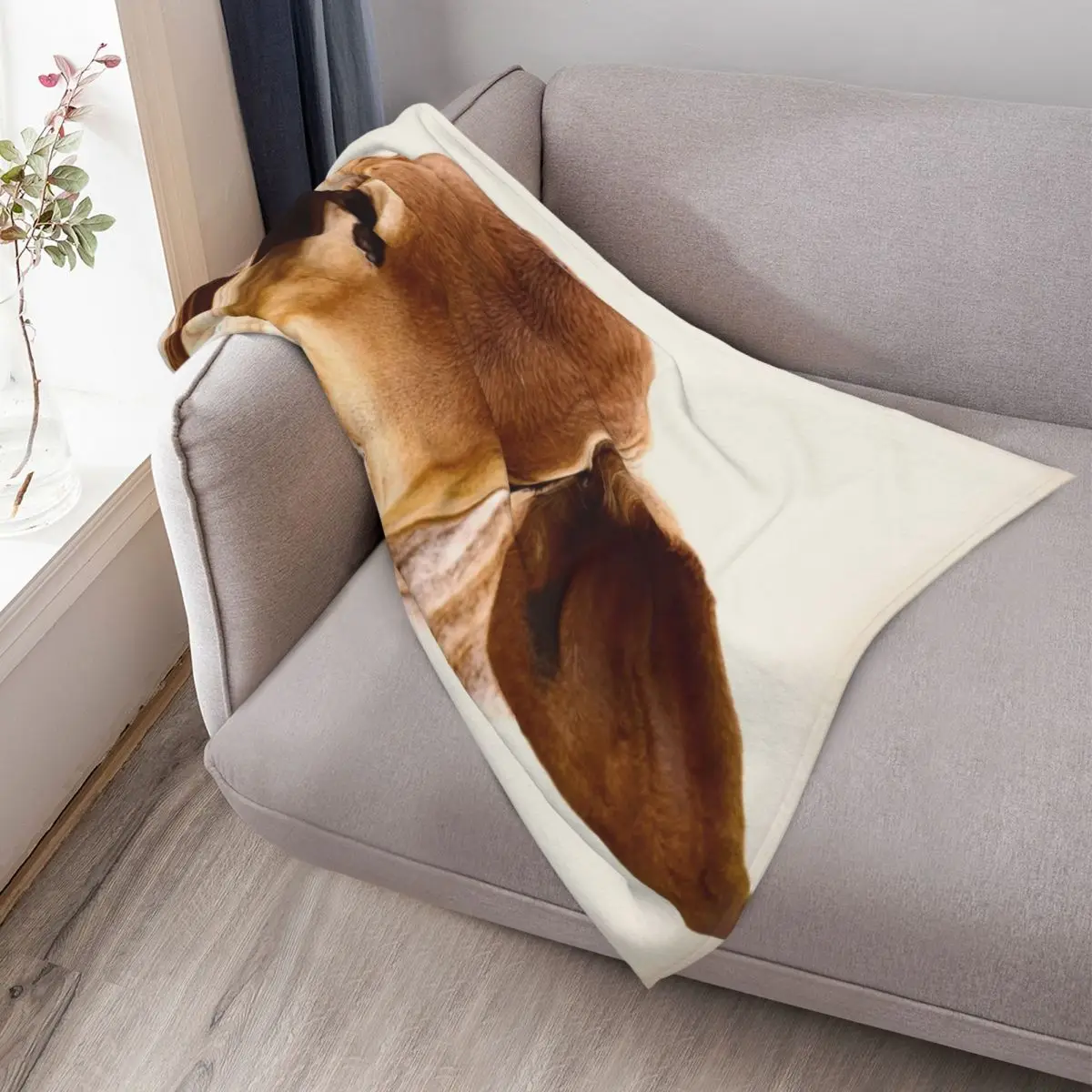 برهمان كالف، بورتريه رمي بطانية ديكورات فاخرة مصممة محشوة بطانيات متحركة