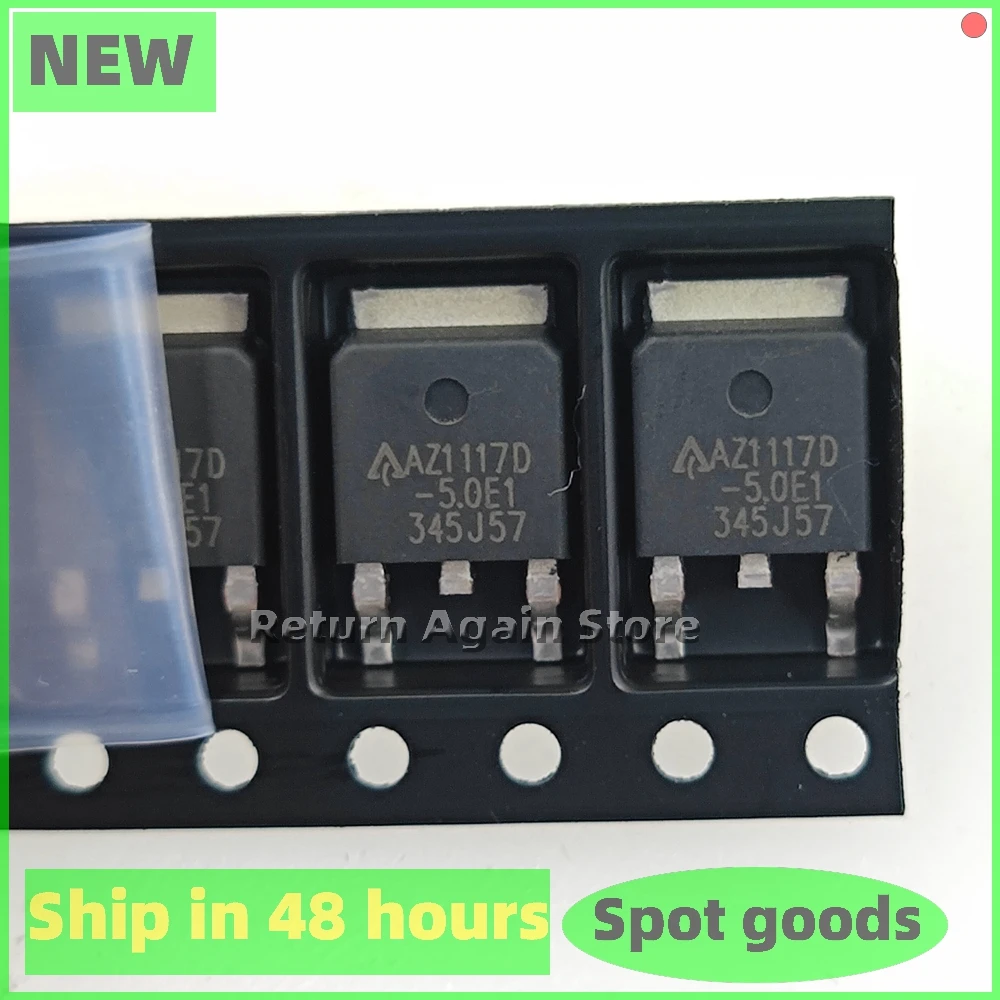 5PCS/LOT AZ1117D-5.0 E1 AZ1117D-1.2 AZ1117D-1.5 AZ1117D-1.8 AZ1117D-2.5 AZ1117D-3.3 AZ117D-ADJ TO-252
