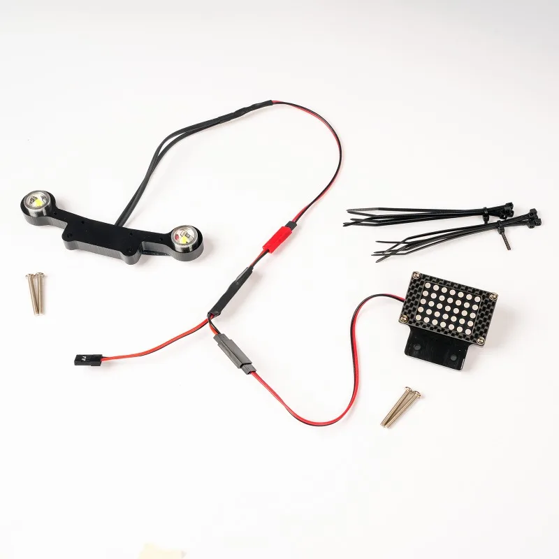Arrma 1/10 Quake Gorgon MEGA Light Set, Front Rear & Beacon Lights for 1/10 Mojave Snake Kraton RC Truck Accessories