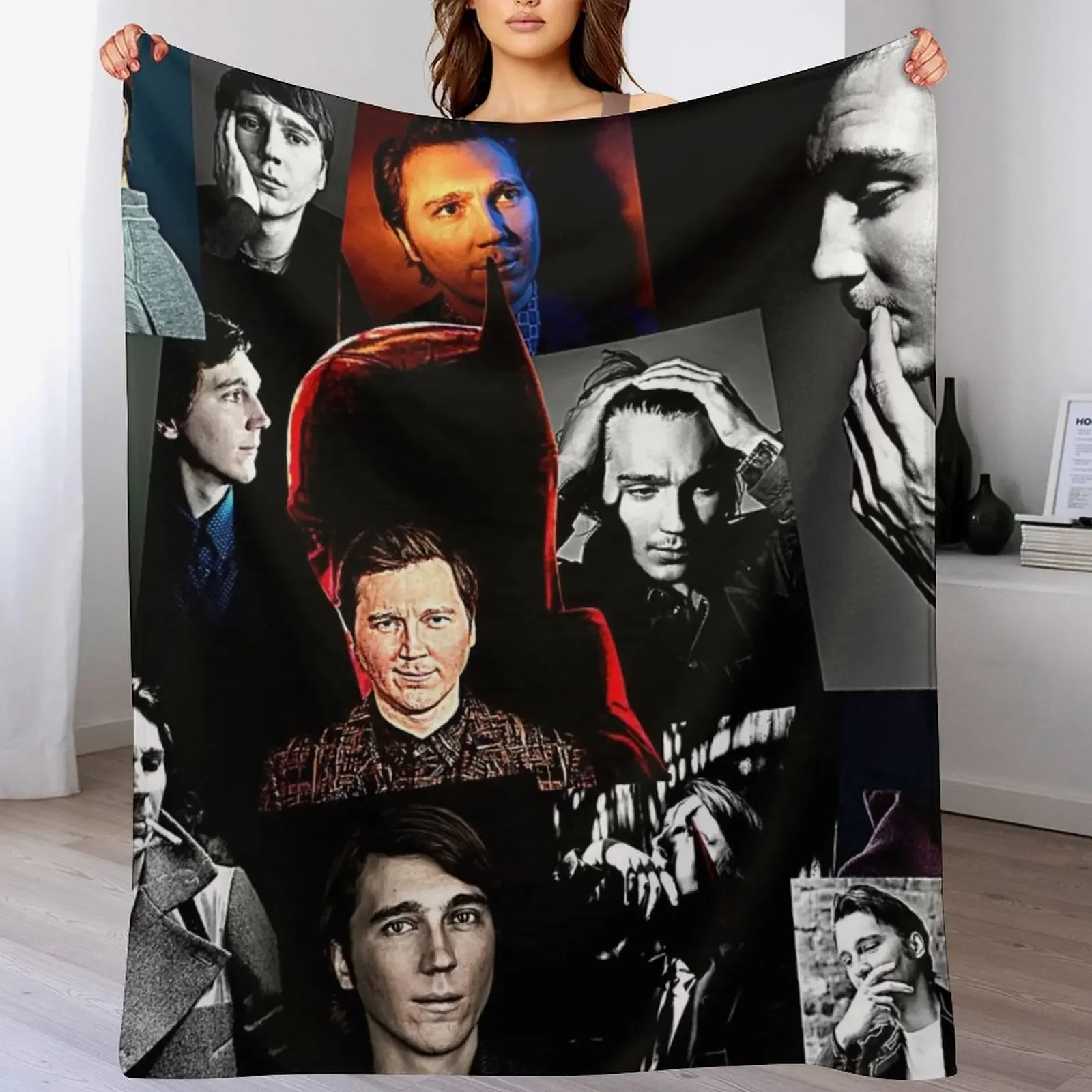 paul dano Throw Blanket Foldable Soft Warm Blanket for Outdoor Use