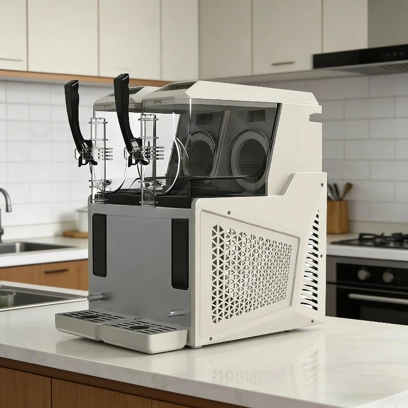 Professional commercial smoothie machine double can automation 220/110V 450W restaurant milk tea shop