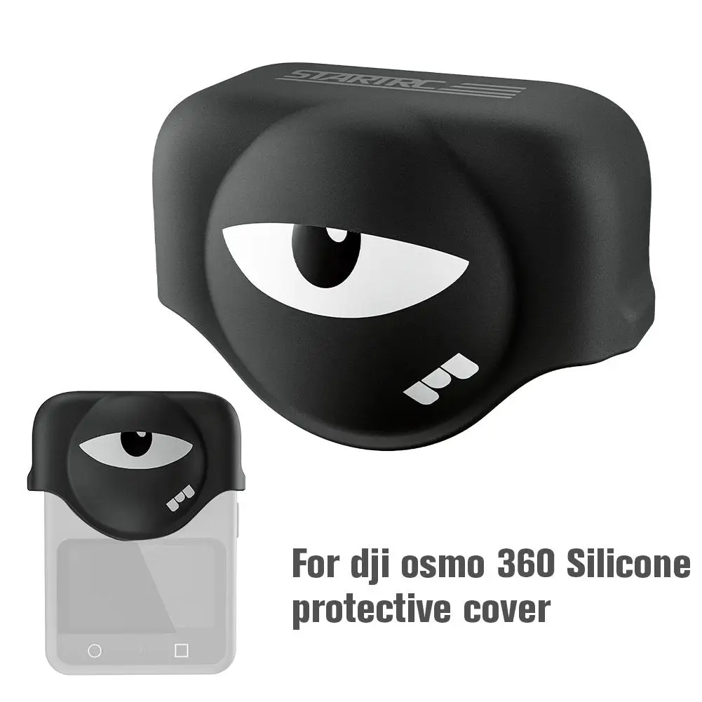 Lens Protective Cover For DJI OSMO 360 Panoramic Silicone Big Eyes Anti-fall Anti-Dust Case Sports Action Camera Accessories ﻿