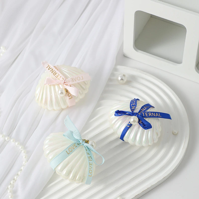 Vela De concha perfumada, conjunto De perlas De concha, vela para recuerdos De boda para invitados, regalo, fiesta, vacaciones, decoración del hogar, Velas Conchas De Mar