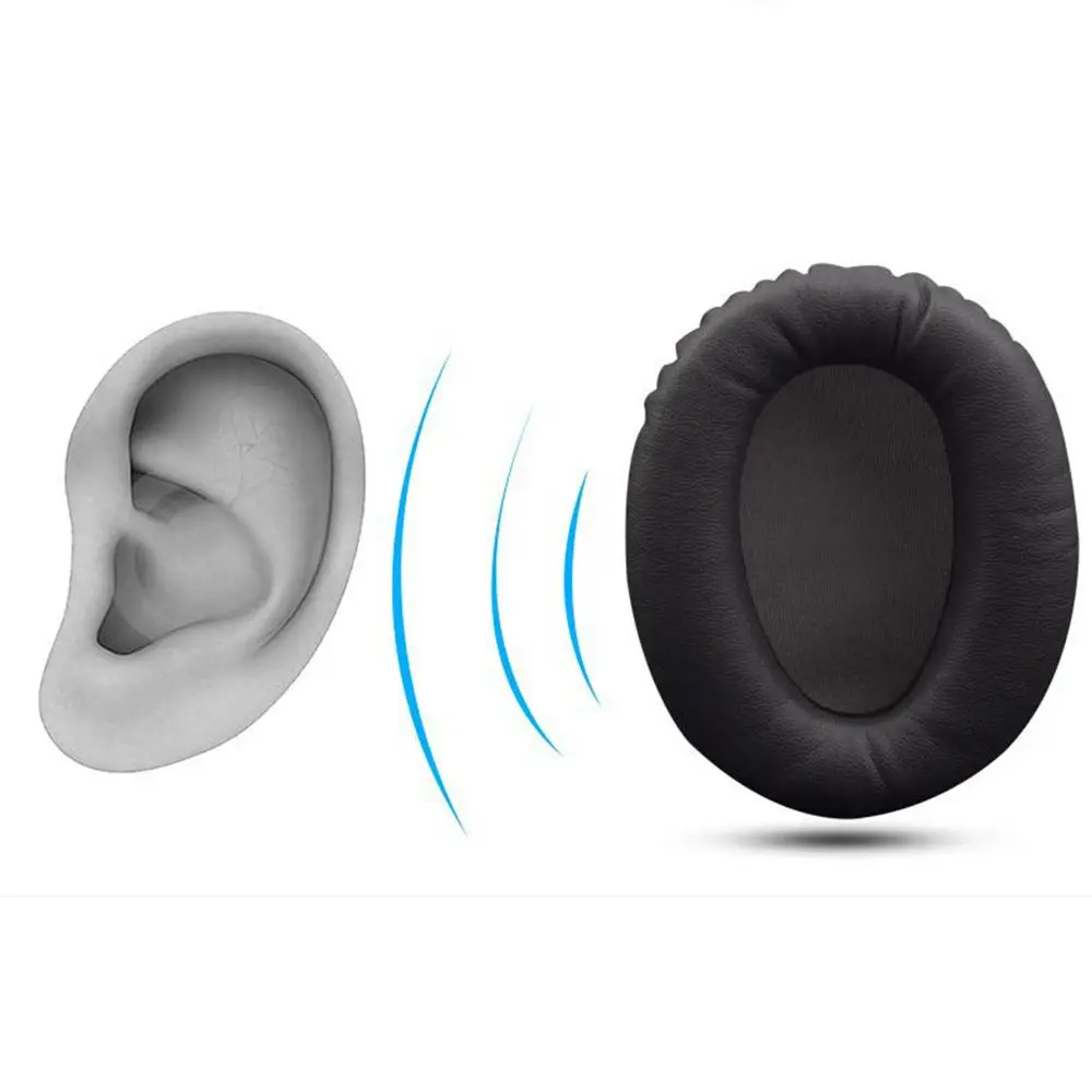 2Pcs Headphone Earmuff Headset Accessories Ear Cushion Replacement Foam Sponge Ear Pads For Sony WH CH700N WH-CH700N