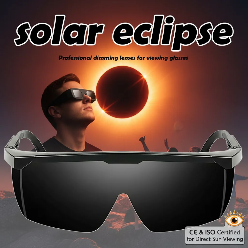 Outdoor Sun Protection Glasses Solar Eclipse Viewing Laser P