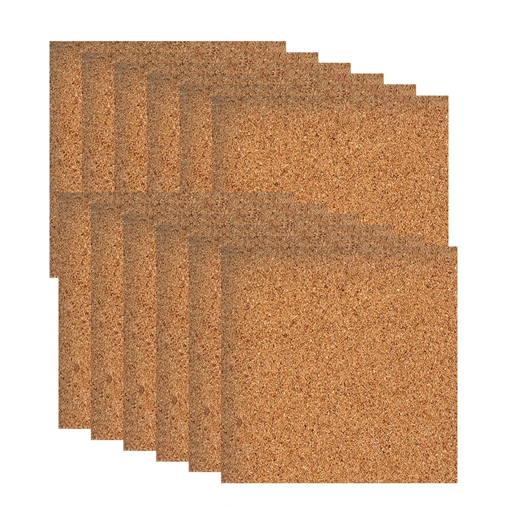 

30 Pcs Non-slip Coaster Self Adhesive Cork Pads Cup Mats Square Coasters Round Self-adhesive