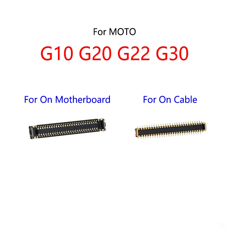 10PCS For Motorola Moto G10 XT2127 G20 XT2128 G30 XT2129 G22 E20 LCD Display Screen FPC Connector Port On Mainboard / Flex Cable - Image 3