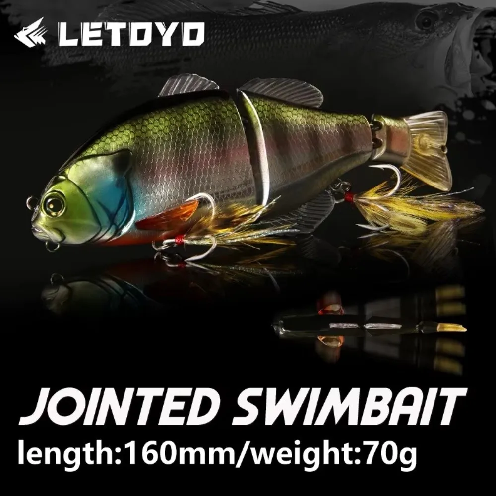 

2025 сильных крючков, плавающая приманка для плавания, гольян, 160 мм, приманка для окуня, 70 г, вибрационная рыболовная приманка, пресная вода