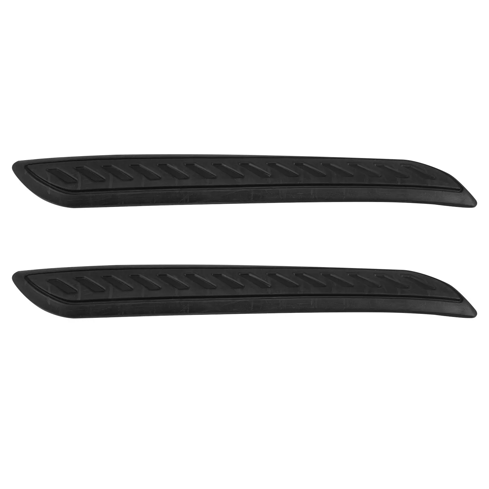 

2Pcs Universal Rubber Car Bumper Protector Strip Anti Scratch Impact Resistant Flexible Self Adhesive Guard for Front Rear Trunk