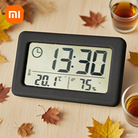 Xiaomi Minimalist Clock Digital Temperature Humidity Meter Monitor Electronic Colorful Nordic-Style Clock Kids Room Alarm Clock