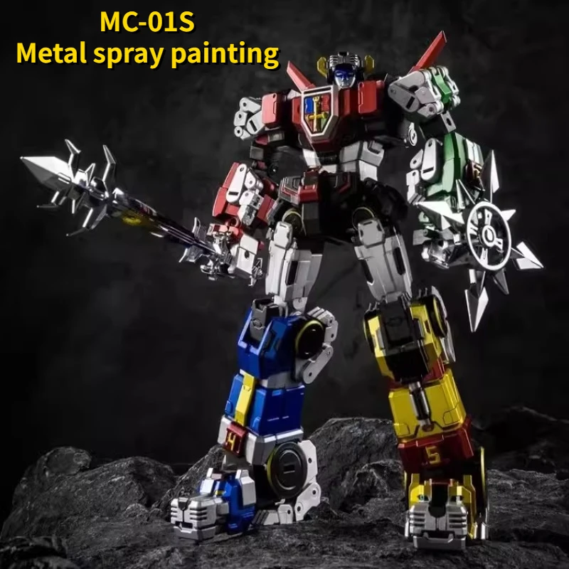 Transformation Toy MICRO COSMOS MC-01S ELVIS Voltron Metal Spray Paint Edition War God Figurka akcji w magazynie