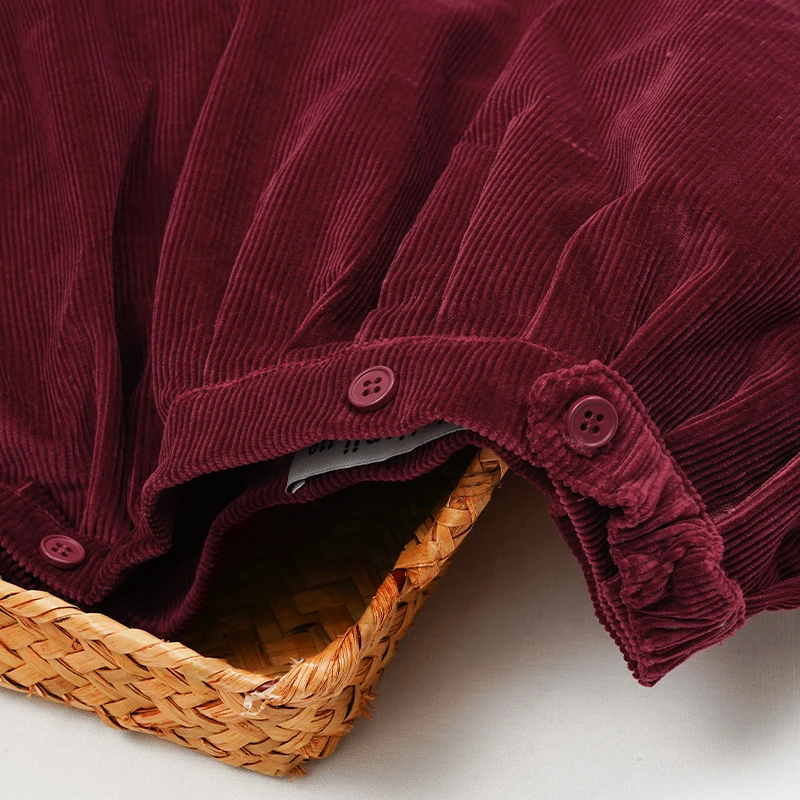 Retro Cord-Minirock mit hoher Taille für Mädchen, Frühlingsneuheit, verstellbare Knöpfe, elastische Taille, locker sitzende Kinderröcke, Mädchen-Winterkleidung – Detail 27