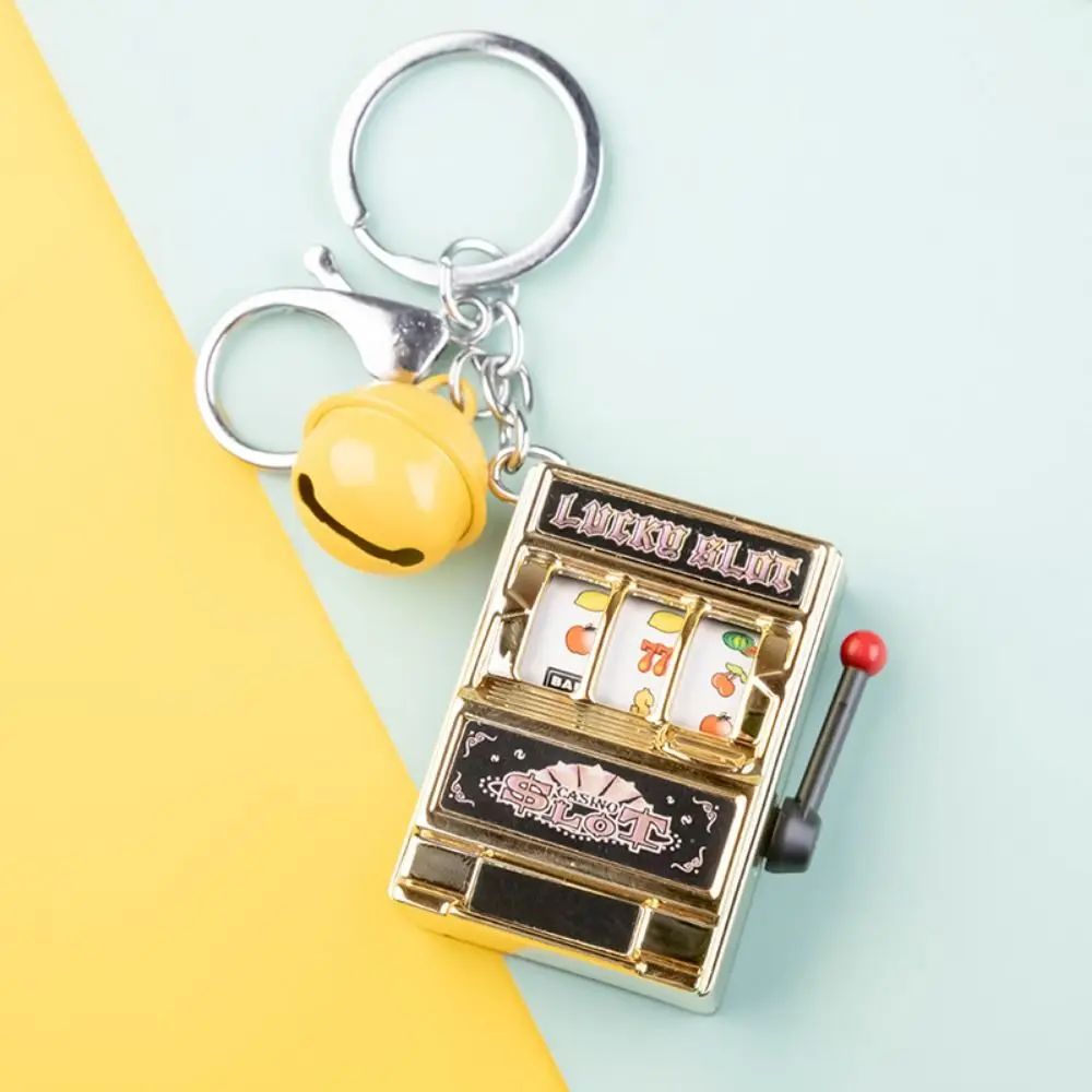 

Mini Funny Games Gag Toys Funny Toys for Children Lucky Jackpot Keyrings Slot Machine Key Chains Safe Machine Fruit Machine