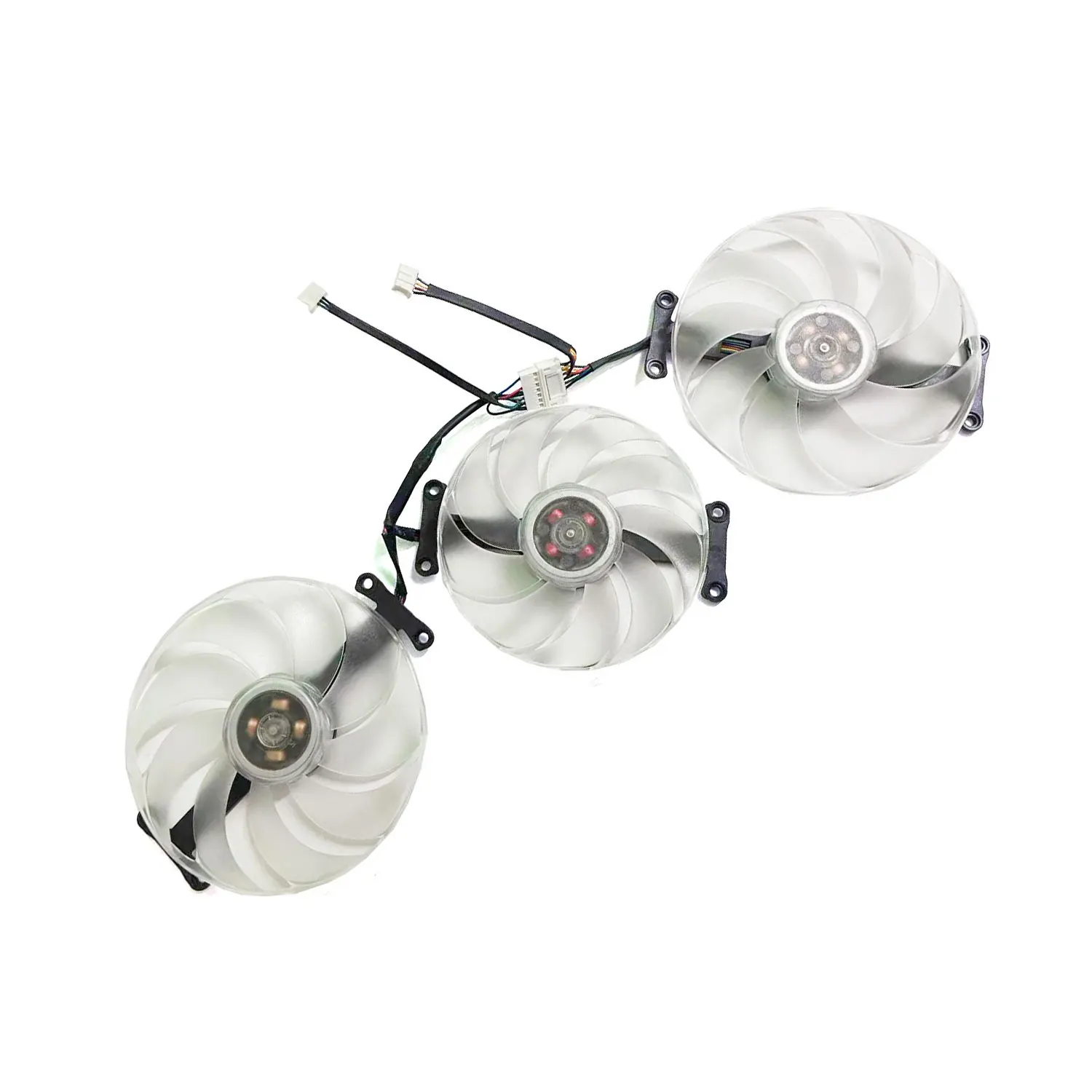 Kankeirr New T12915BU 98MM 4PIN GPU Fan for PowerColor RX 7900GRE 7900XT 7900XTX HELHHOUND graphics card replacement fan