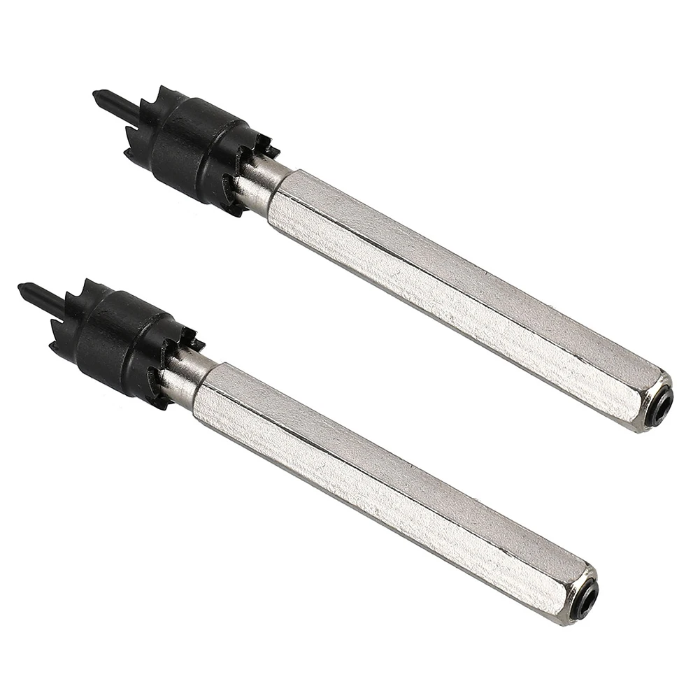 

Rotary Spot Drill Spot Weld Drill Bit With Cost-effective Approx. 76*7mm Hardness Silver+Black 2Pcs High Strength