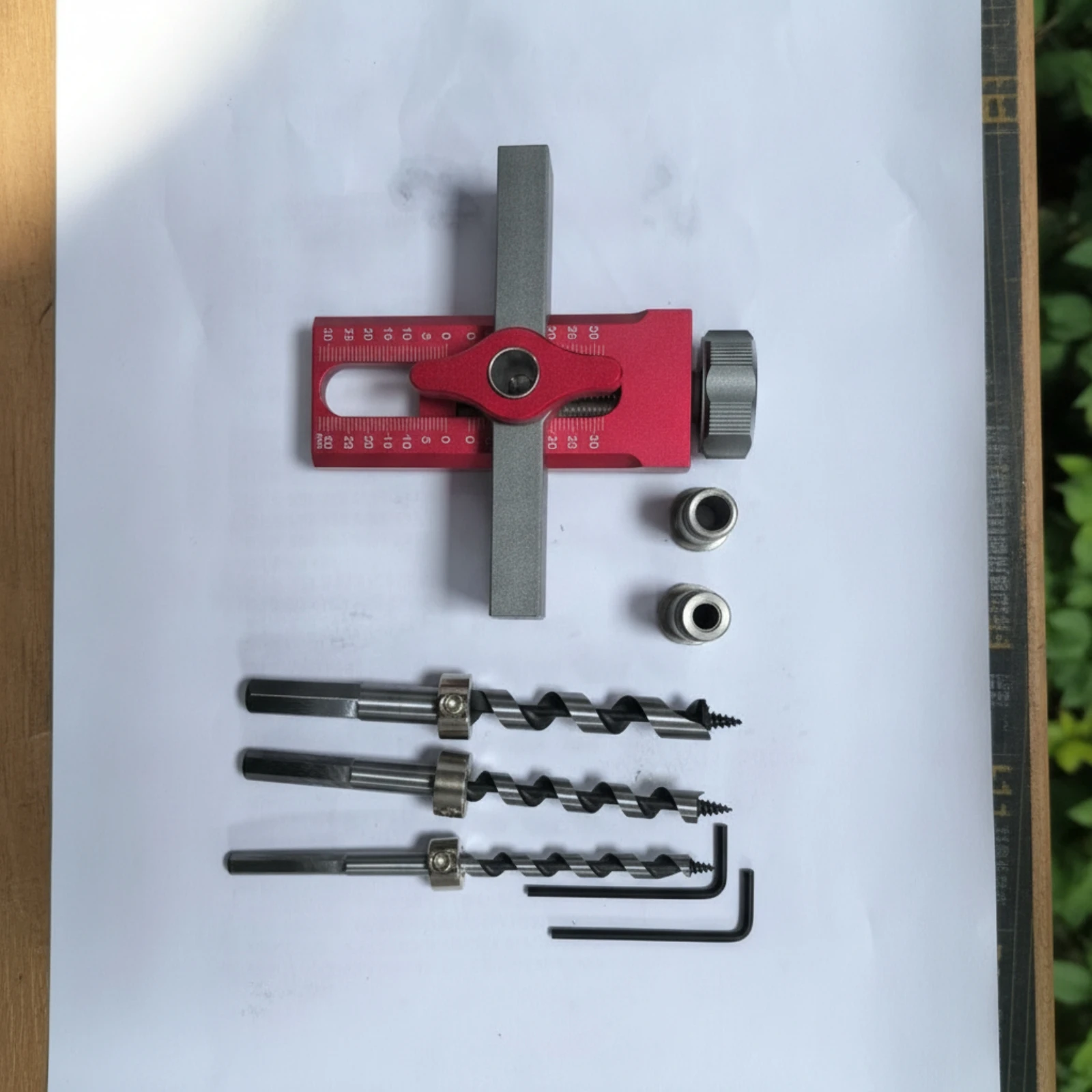 Cabinet Door Installation Alignment Aid Knurled Tightening Knob Door Positioning Drill Jig Home Improvement Tool Hex Keys view 6