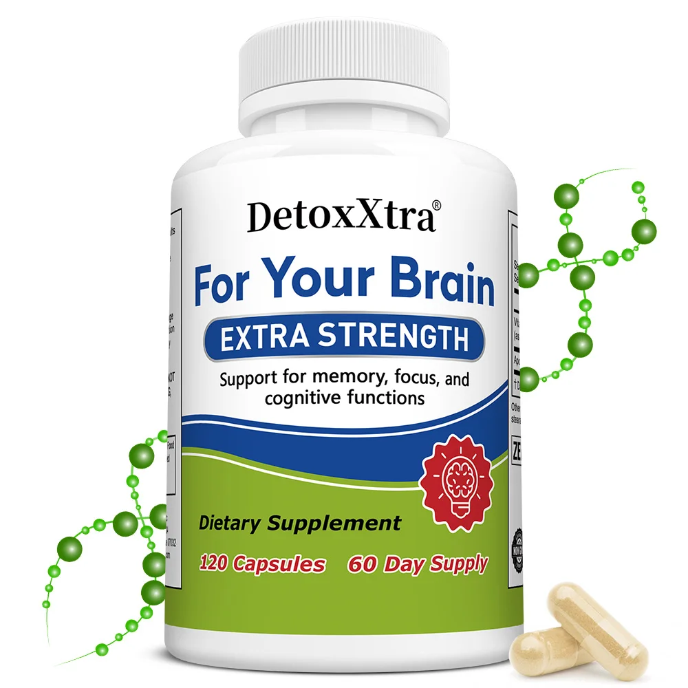 Brain Support Formula - with Vitamin D - Supports Memory, Concentration, and Cognitive Functions