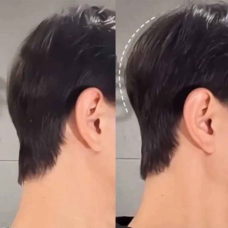 Coreia fofo raízes de cabelo clipe alto crânio topo artefato franja ferramentas de cabelo raízes clipe de cabelo estilo alta almofada sem costura encaracolado