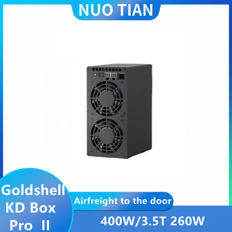 

New Goldshell KD Box Pro II Kadena Miner 5T 400W/3.5T 260W Crypto Miner KDA Mining Machine