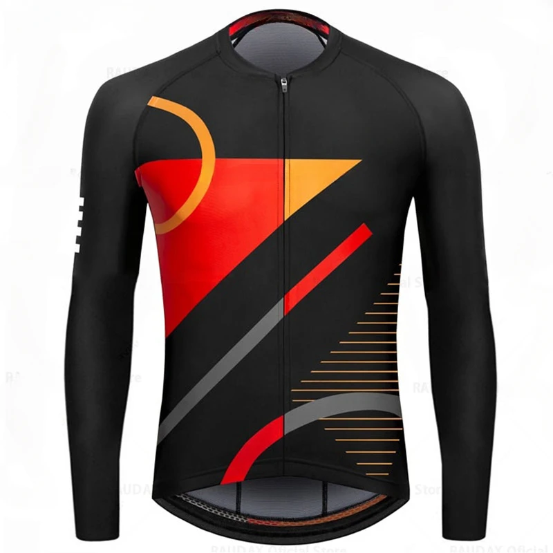 Men Summer Breathable Long Sleeve Cycling Jerseys MTB Bicycle Cycling Clothing Spring Autumn Maillot Ciclismo Mountain