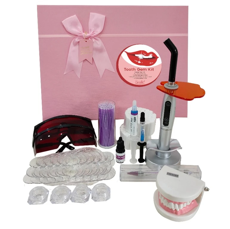 

Best Selling Starter Supply Jewelrys Set Full of Diamonds Low Moq Tooths Gem Kit