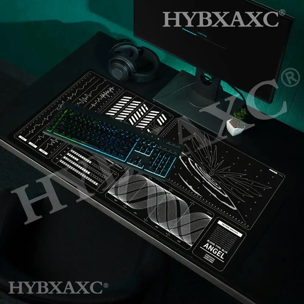 

E-Evan gelion N-Nerv L-Inspired Gaming Mousepad Anime Rubber Pad with Anti-Slip Base, Ideal for Daily Office Work and Gaming