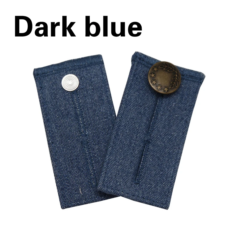 1 Stuk Unisex Rok Broek Jeans Taille Expander Aanpassing Tailleband Verlengstuk Knoop Elastische Riem Verlenging Gesp Accessoires