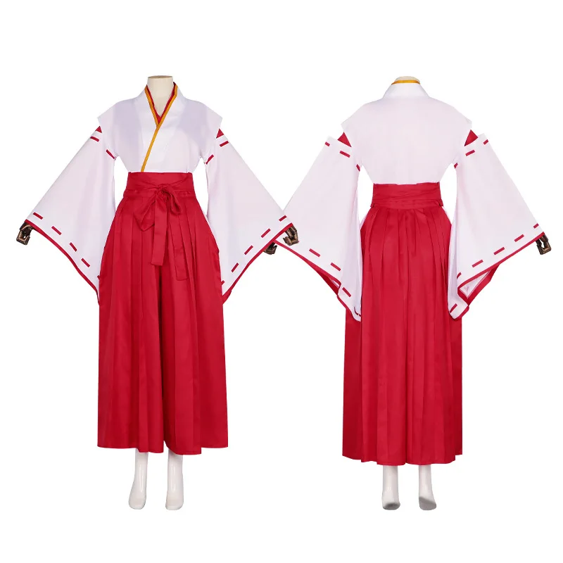 

Genshin Impact Role Play Hanachiru Sato Kimono Sets Halloween Carnival Party Cosplay Costumes Outfit Women Miko Witch Clothing