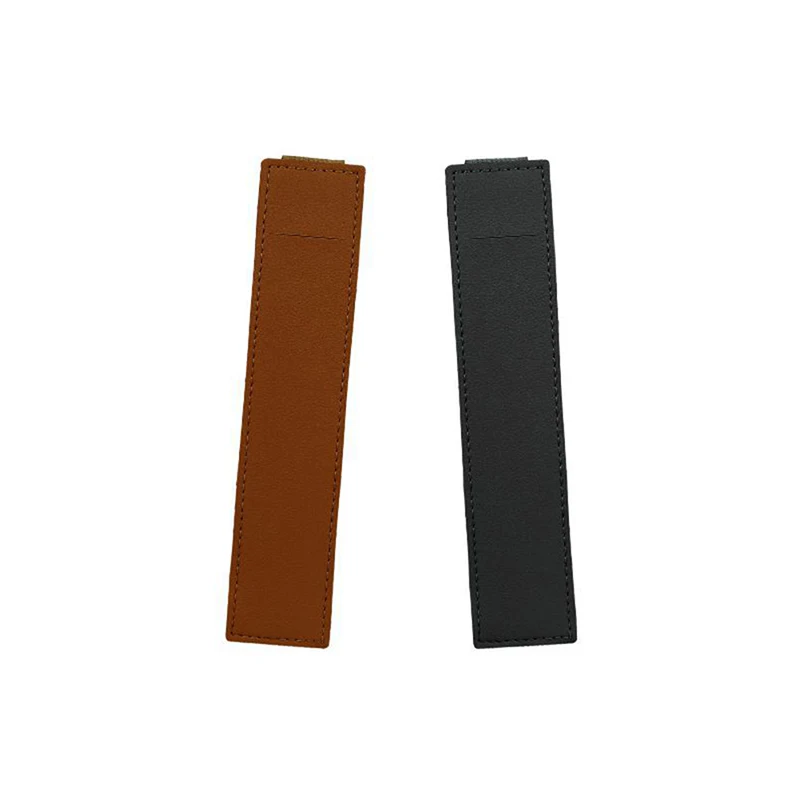 Adjustable Elastic Band Pen Holder Colorful PU Leather Pen Sleeve Pouch Elastic Notebook Pen Holder 8-1.5 Inch Detachable
