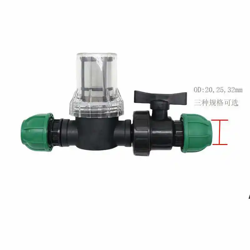 Valve Switch Fittings Connector IBC Filter Valve Garden Irrigation System for 20 25 32 Water