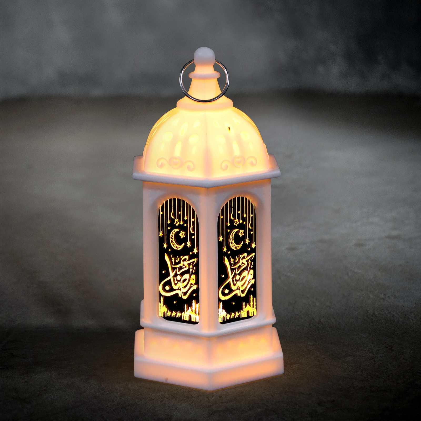 

Electronic C Light Night Lamp Creative Ramadan Festival Decor Artistic Indoor Light Decorations Warm Atmosphere Compact Size