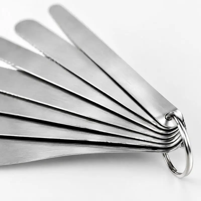 652F Sealant Smoothing Spatula Set with Seven Different Working Widths and Smooth Metal Ends for Finishing Acrylic Sealing