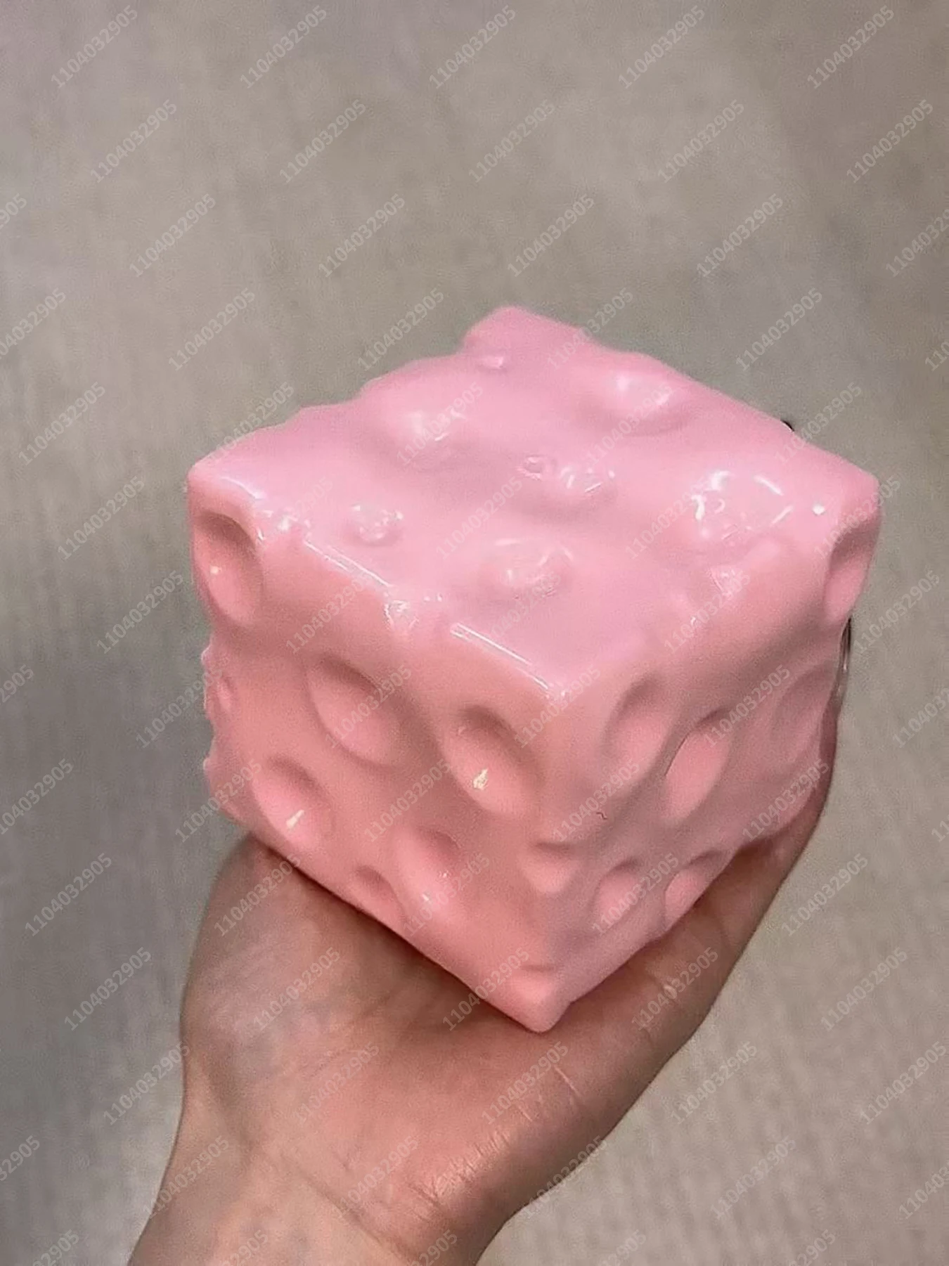

Jumbo Cheese Cube Stress Ball Big Cheese Shapeable Squeeze Ball Non-Bounce Fidget Toy