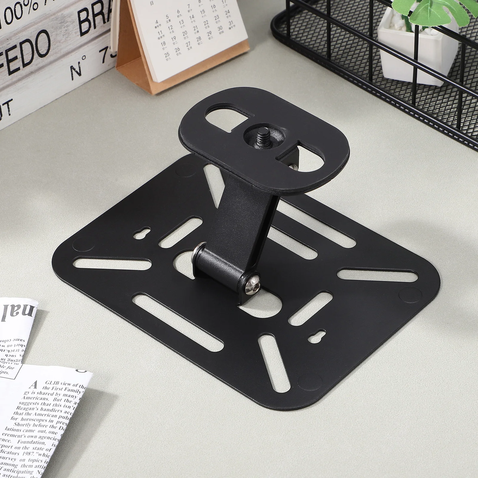 Proyector plegable, ligero, portátil, soporte de Metal ajustable para Mini proyectores de escritorio, soporte estable multiángulo Compatible