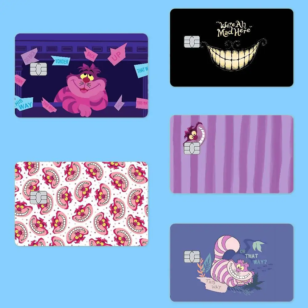A-Alice In Wonderland-s Credit Card Skin Stickers Matte Anti Scratch Suitable For VISA Card Bus And Subway Contactless IC Cards