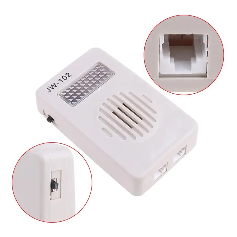 External Ringer For Cell Phone 70dB Phone Amplifier Volume Enhancer With Light Phone Call Light Indicator Telephone Ringer