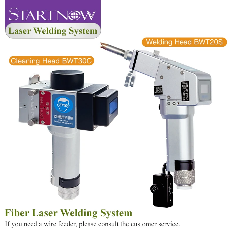 Startnow QILIN BWT20S BWT30C Handheld Fiber Laser Welding Control System with Laser Cleaning Head 2-in-1 Welding System