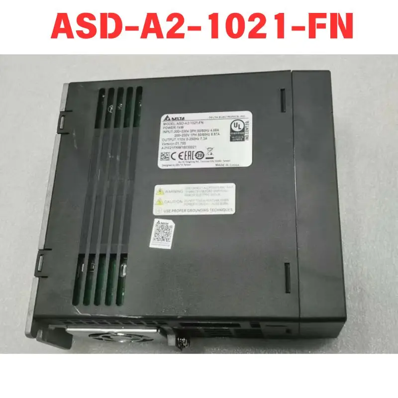 Used OEM disassembled parts Servo driver ASD-A2-1021-FN Functional test OK Fast delivery